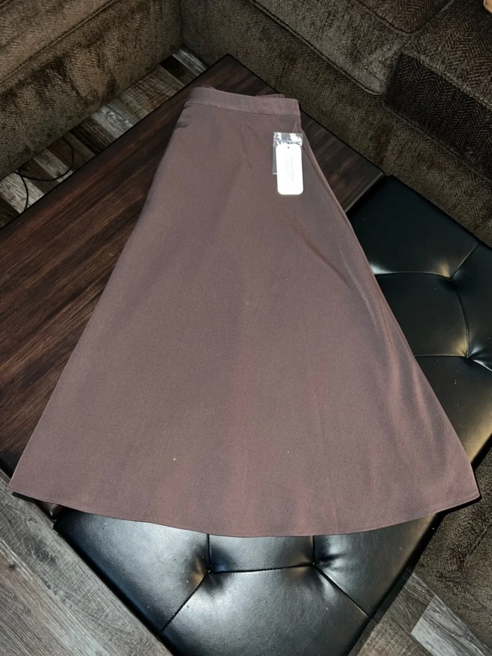 Allison Daley Chocolate Brown Skirt - Picture 2 of 4